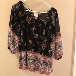 Patterned Blouse